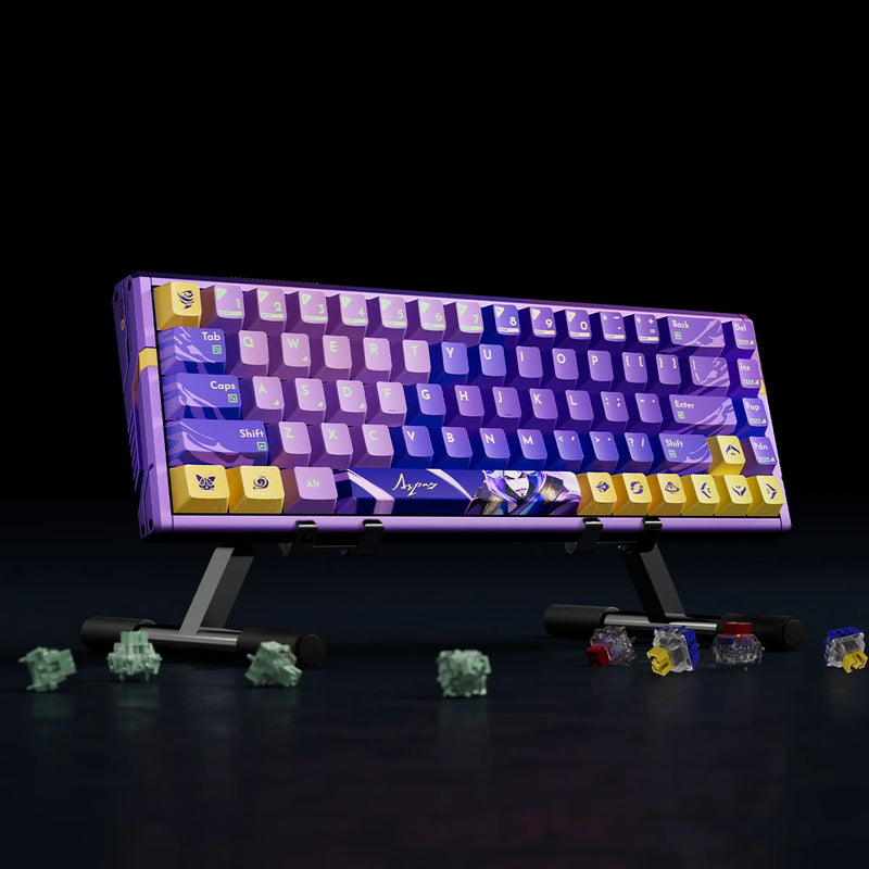 TECLADO ATK RS6 ULTRA | CABLEADO | MAGNETICO | SW GATERON JADE MAX | RGB | ASPAS