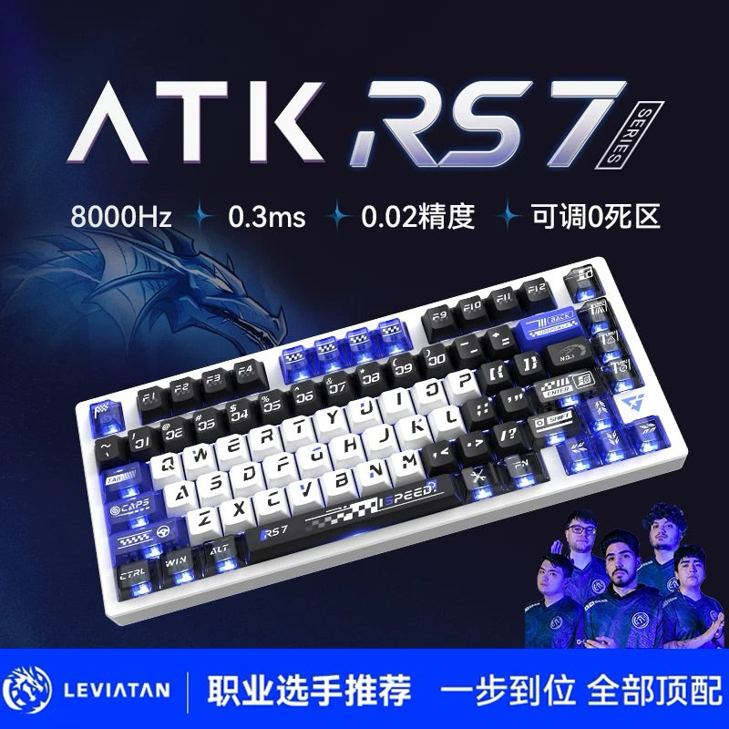 TECLADO ATK RS7 | CABLEADO | MAGNETICO | SW GATERON JADE | RGB | DRIVE TO WIN