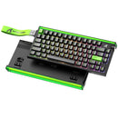 PRE-VENTA | TECLADO MAGNETICO ATTACK SHARK R85 HE | INGLES | CABLEADO | RGB | NEGRO - VERDE