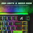 PRE-VENTA | TECLADO MAGNETICO ATTACK SHARK R85 HE | INGLES | CABLEADO | RGB | NEGRO - VERDE