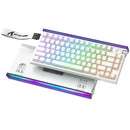 TECLADO MAGNETICO ATTACK SHARK R85 HE | INGLES | CABLEADO | RGB | WHITE CONTOURS