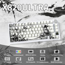 PRE-VENTA | TECLADO ATTACK SHARK X820 ULTRA | INGLES | INALAMBRICO | SW-GIFT | RGB | BLACK WARRIOR