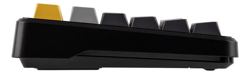 TECLADO AULA F108 PRO | INGLES | INALAMBRICO | MECANICO | SW-GREEN | RGB | NEGRO - GRIS - AMARILLO