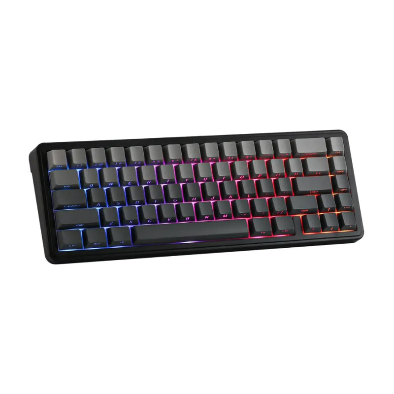 TECLADO AULA F65 | INALAMBRICO | MECANICO | SW-GRAY | RGB | NEGRO DEGRADADO