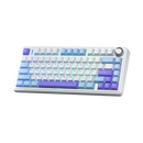TECLADO AULA F75 | INGLES| INALAMBRICO | MECANICO | SW-VECTOR| RGB | BLANCO - AZUL - MORADO | (6 MESES)