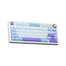 TECLADO AULA F75 | INGLES| INALAMBRICO | MECANICO | SW-VECTOR| RGB | BLANCO - AZUL - MORADO | (6 MESES)