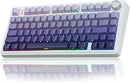 TECLADO AULA F75 | INALAMBRICO | MECANICO | SW-VECTOR| RGB | MORADO DEGRADADO