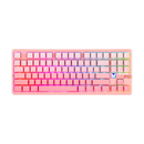 TECLADO AULA F87 PRO V2 | INGLES | INALAMBRICO | RGB | GRADIENT PINK