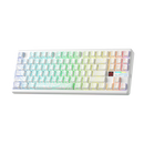 TECLADO AULA F87 PRO V2 | INGLES | SW-SEIYA | INALAMBRICO | RGB | WHITE CONTOUR