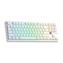 TECLADO AULA F87 PRO V2 | INGLES | SW-SEIYA | INALAMBRICO | RGB | WHITE CONTOUR