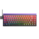 TECLADO AULA HERO68 HE | INGLES | CABLEADO | SW - DRAGON KING MAGNETIC | RGB | NEGRO-ROJO