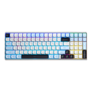 TECLADO AULA S100 PRO | INGLES | INALAMBRICO | SW - BROWN | RGB | BLANCO - AZUL - NEGRO