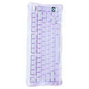 TECLADO GRAVASTAR MERCURY K1 | INGLES | RGB | INALAMBRICO | LAVANDER PURPLE