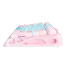 TECLADO GRAVASTAR MERCURY K1 LITE | INGLES | RGB | INALAMBRICO | AURORA MIST
