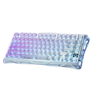 TECLADO GRAVASTAR MERCURY K1 LITE | INGLES | RGB | INALAMBRICO | CRYSTAL AURORA