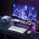TECLADO GRAVASTAR MERCURY K1 LITE | INGLES | RGB | INALAMBRICO | CRYSTAL AURORA