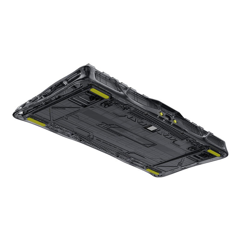 TECLADO | GRAVASTAR MERCURY K1 LITE | RGB | INALAMBRICO | SW GRAVASTAR X BSUN | TRANSPARENT-BLACK