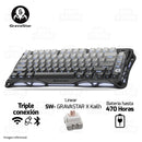 TECLADO GRAVASTAR MERCURY K1 | RGB | INALAMBRICO | SW GRAVASTAR X KAILH| NEGRO-DEGRADADO