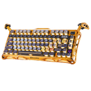 TECLADO GRAVASTAR MERCURY K1 PRO | RGB | INALAMBRICO | SW GRAVASTAR X KAILH | BATTLE WORN YELLOW