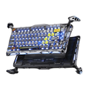 TECLADO GRAVASTAR MERCURY K1 PRO | INGLES | RGB | INALAMBRICO | SW GRAVASTAR X KAILH | INTERSTELLAR-SILVER