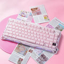 TECLADO GRAVASTAR MERCURY K1 | INGLES | RGB | INALAMBRICO | SAKURA PINK EDICIÓN