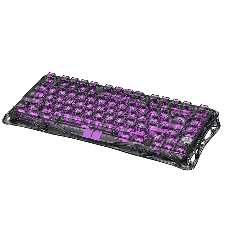 TECLADO GRAVASTAR MERCURY V75 HE LITE | RGB | CABLEADO | SW MAGNETICO GRAVASTAR BLACKCORE | TRANSPARENT-BLACK