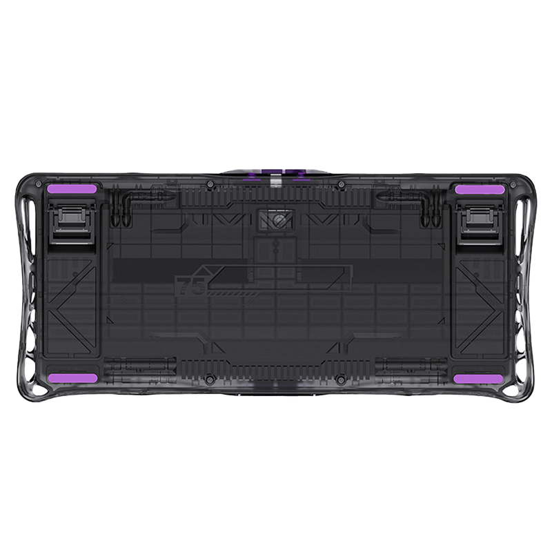 TECLADO GRAVASTAR MERCURY V75 HE LITE | RGB | CABLEADO | SW MAGNETICO GRAVASTAR BLACKCORE | TRANSPARENT-BLACK