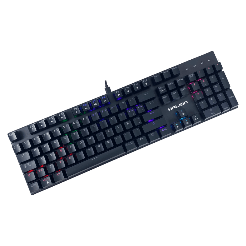 TECLADO HALION STELLAR HA-KG916 | MECANICO | SW-BLUE | RAINBOW