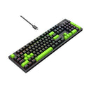 TECLADO HAVIT KB893L-SP | ESP | MECANICO | SW-BLUE| RGB | NEGRO-VERDE