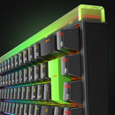 TECLADO HAVIT KB921L PRO | ESPAÑOL | MECANICO MAGNETICO | Pro Magnetic Switches | RGB | NEGRO - VERDE