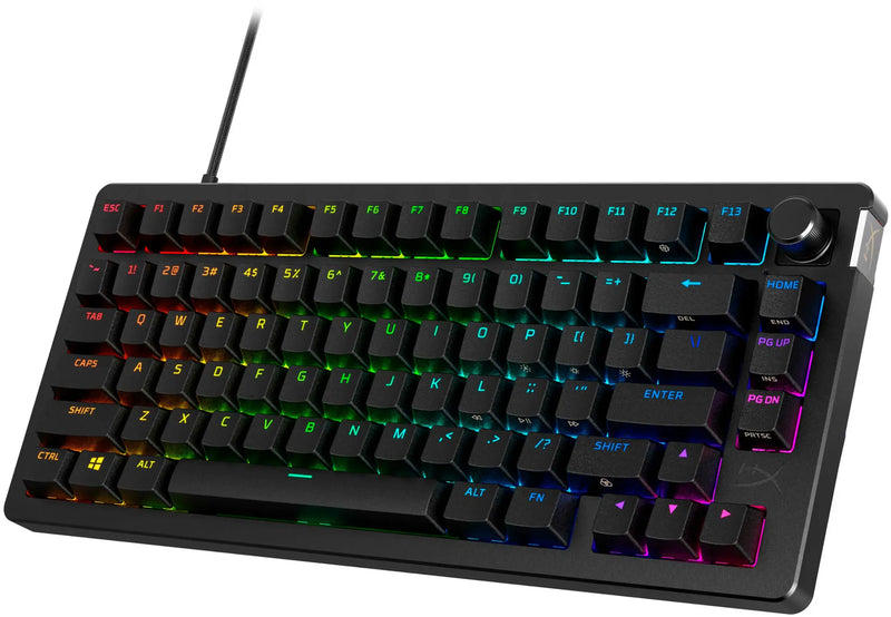 TECLADO HYPERX ALLOY RISE GKBD 75 LTNA | ESPAÑOL | MECANICO | HYPERX-RED | RGB