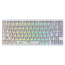 TECLADO MAGNÉTICO 8K IROK MG75 MAX | INGLES | SW-TRANSPARENT | RGB | CABLEADO | BLANCO