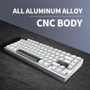 TECLADO MAGNÉTICO 8K IROK MG75 PRO | INGLES | SW-PURPLE | RGB | CABLEADO | BLANCO-NEGRO