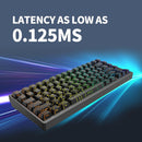 TECLADO MAGNÉTICO 8K IROK MG75 PRO | INGLES| SW-PURPLE | RGB | CABLEADO | NEGRO