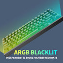 TECLADO MAGNÉTICO 8K IROK MG75 PRO | INGLES| SW-PURPLE | RGB | CABLEADO | NEGRO