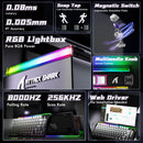 PRE-VENTA | TECLADO MAGNETICO ATTACK SHARK R85 HE | INGLES | CABLEADO | RGB | NEGRO DEGRADADO
