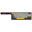 TECLADO MAGNÉTICO AULA WIN60HE MAX | INGLES | RGB | CABLEADO | GRIS-NEGRO-AMARILLO