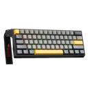 TECLADO MAGNÉTICO AULA WIN60HE MAX | INGLES | RGB | CABLEADO | GRIS-NEGRO-AMARILLO