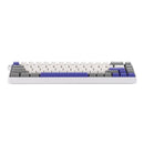 TECLADO MAGNÉTICO AULA WIN68HE MAX | RGB | CABLEADO | BLANCO-GRIS-MORADO