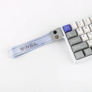 TECLADO MAGNÉTICO AULA WIN68HE MAX | RGB | CABLEADO | BLANCO-GRIS-MORADO