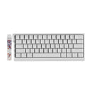 TECLADO MAGNETICO MADLIONS MAD60HE | INGLES | CABLEADO | RGB | BLANCO