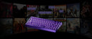 TECLADO MCHOSE ACE 68 GT | CABLEADO | MAGNETICO | ING | SW-MOUNT TAI PINK | RGB | MORADO