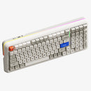 TECLADO MCHOSE K99 V2 | INALAMBRICO | MECANICO | SW ICE CREAMSICLE | RGB | BLANCO RETRO