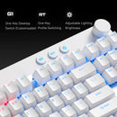 TECLADO MCHOSE MIX 87 | CABLEADO | MAGNETICO | SW LIGHTNING | RGB | BLANCO