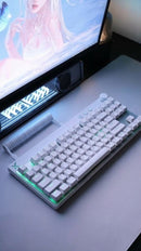 TECLADO MCHOSE MIX 87 | CABLEADO | MAGNETICO | SW LIGHTNING | RGB | BLANCO