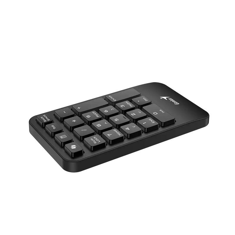 TECLADO NUMERICO GENIUS NUMPAD 1000 COPILOT CHOCOLATE | INALAMBRICO | MEMBRANA | NEGRO