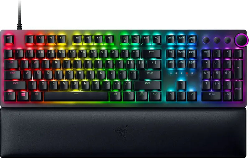 TECLADO RAZER HUNTSMAN V2 ANALOG | OPTOMECANICO | SW-ANALOG | INGLES | RGB | NEGRO