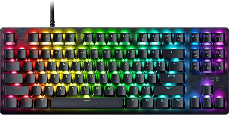 TECLADO RAZER HUNTSMAN V3 X TENKEYLESS | ESPAÑOL | MECANICO | SW-PURPLE | RGB | NEGRO