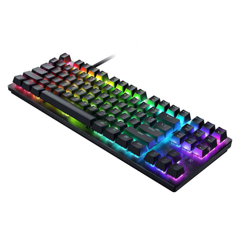 TECLADO RAZER HUNTSMAN V3 X TENKEYLESS | ESPAÑOL | MECANICO | SW-PURPLE | RGB | NEGRO