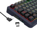TECLADO REDRAGON BRAGI PRO | ESPAÑOL | INALAMBRICO | SW-RPC LINEAR | MECANICO | RGB | GRIS - NEGRO